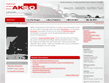 Tablet Screenshot of akso.ch